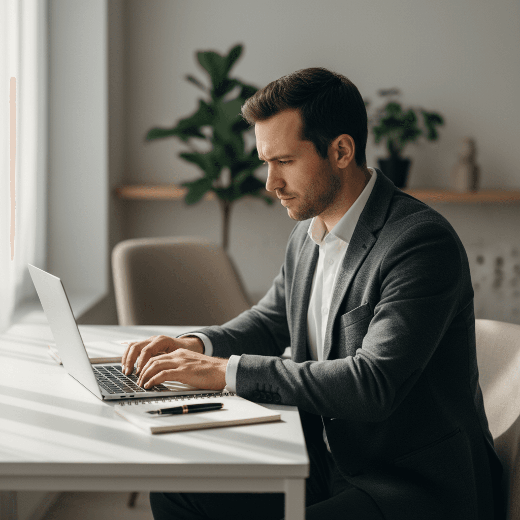 Recruitment manager screening qualified candidates